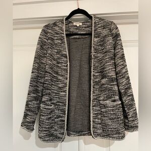 Max Studio Black and White Cardigan